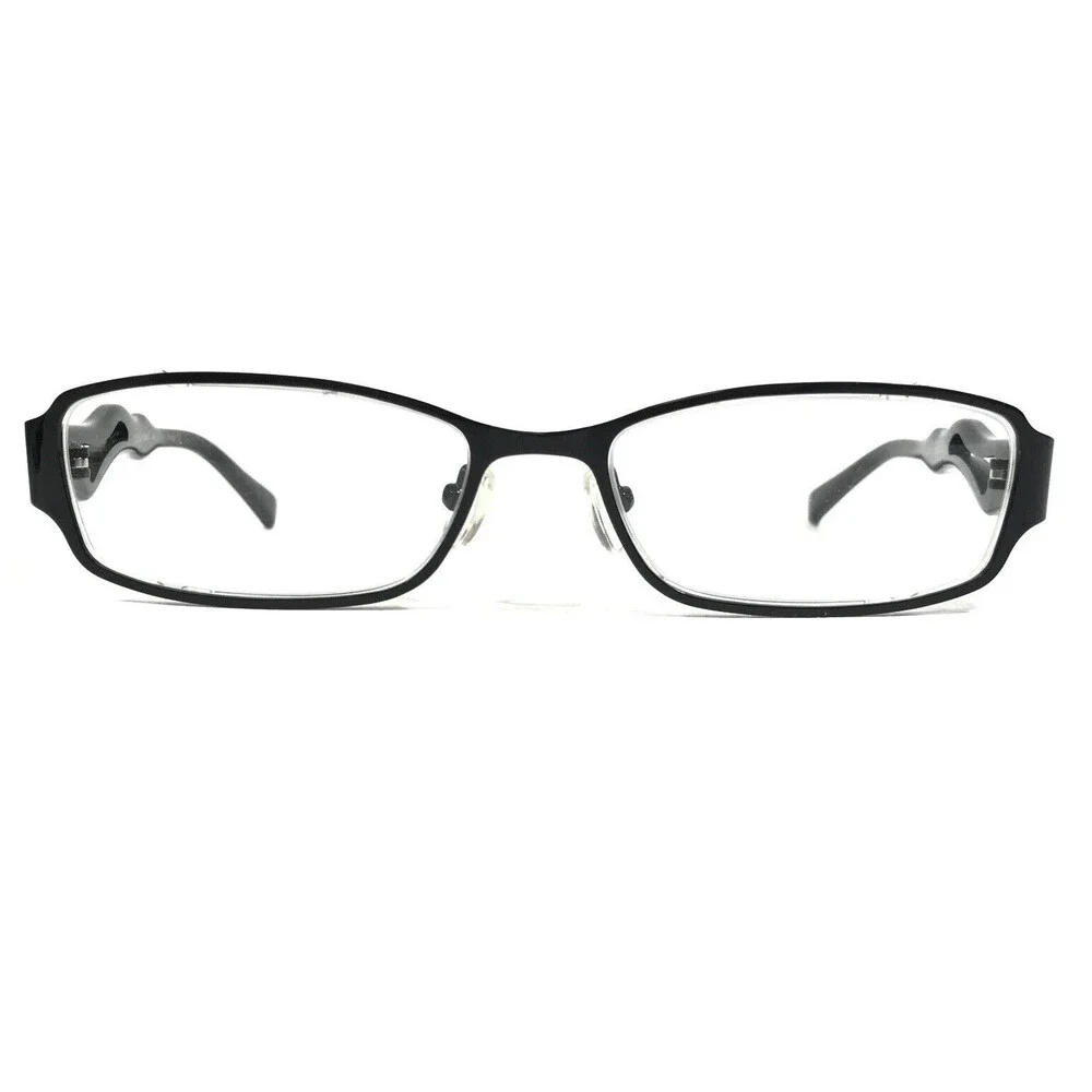 Iyoko-Inyake Eyeglasses Frames IY282 Col.6 Black Rectangular Full Rim 53-17-138